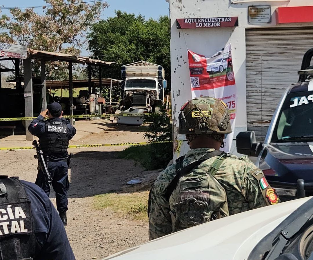 La zona fue resguardada.